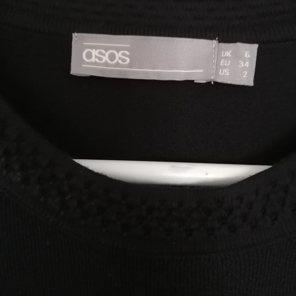 🖤 ASOS mesh black skater dress - Picture 5 of 5